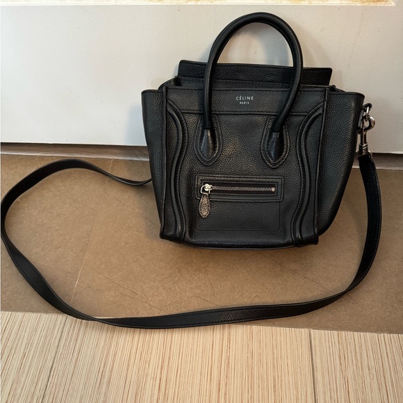 Celine Mini Nano Bag Black Leather - Picture 6 of 13